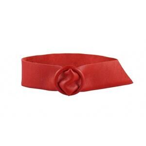 NEW BC HANDBAGS women's leather belt in red